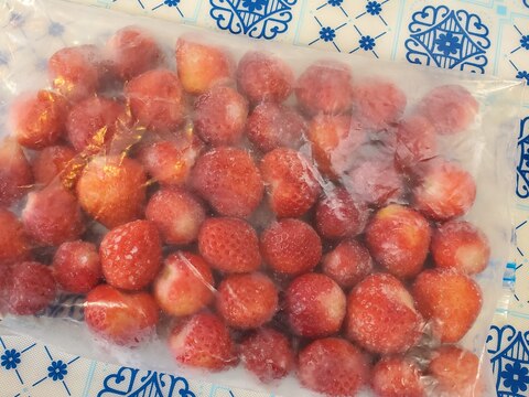 『イチゴ』の冷凍保存☆